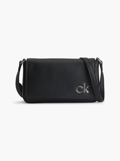Calvin Klein Táskák & Kiegészítők HU207385 | Calvin Klein Bőr Női Crossbody Táska Fekete